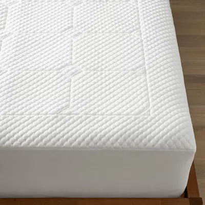 The Company Store Comfort Cushion Quilted Memory Foam Mattress Pad In White