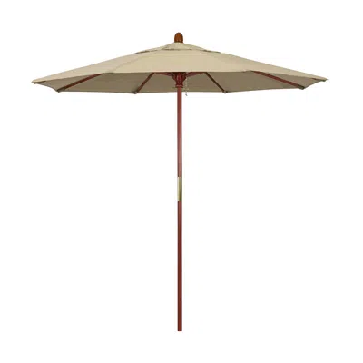 The Company Store Commercial Grade Umbrella With Hardwood Frame In Antique Beige