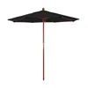 The Company Store Commercial Grade Umbrella With Hardwood Frame In Black