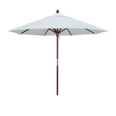 The Company Store Commercial Grade Umbrella With Hardwood Frame In Ivory