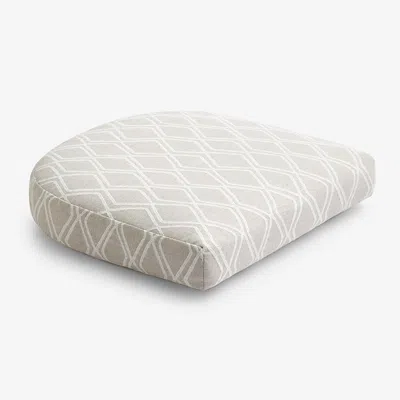 The Company Store Contour Chair Cushion In Beige