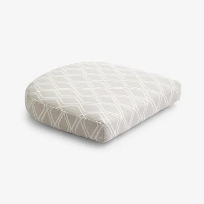 The Company Store Contour Chair Cushion In Beige