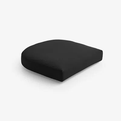 The Company Store Contour Chair Cushion In Black