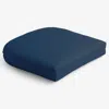 The Company Store Contour Chair Cushion In Blue
