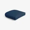 The Company Store Contour Chair Cushion In Blue