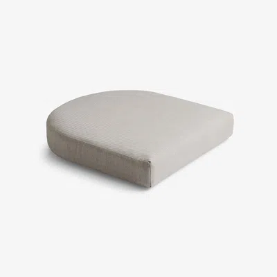 The Company Store Contour Chair Cushion In Gray