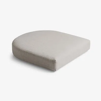 The Company Store Contour Chair Cushion In Gray