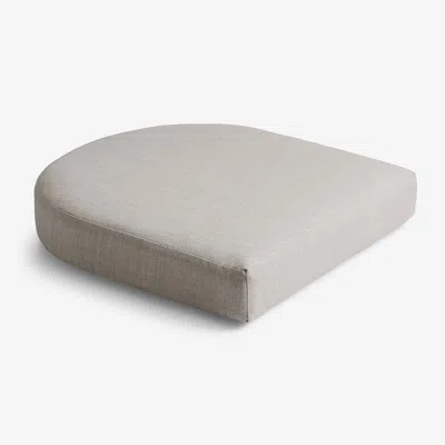 The Company Store Contour Chair Cushion In Gray
