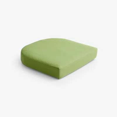 The Company Store Contour Chair Cushion In Green