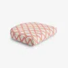 The Company Store Contour Chair Cushion In Orange/coral