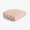 The Company Store Contour Chair Cushion In Orange/coral