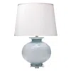 The Company Store Cornflower Blue Glass Table Lamp |  In Cornflower Blue