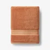 The Company Store Cotton & Tencel™ Lyocell Bath Towel In Orange/coral