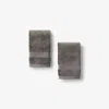 The Company Store Cotton & Tencel™ Lyocell Washcloths, Set Of 2 In Gray