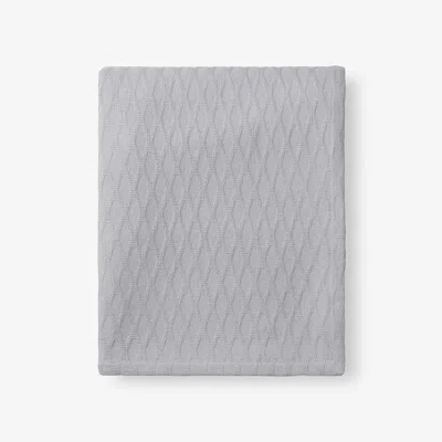 The Company Store Cotton Bamboo Throw Blanket In Gray