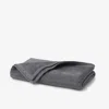 The Company Store Cotton Fleece Blanket Throw In Gray Flannel