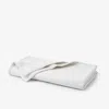 The Company Store Cotton Fleece Blanket Throw In White