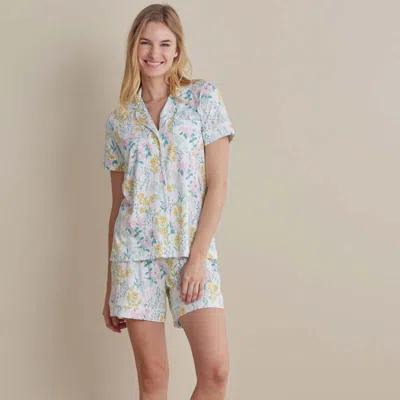 The Company Store Cotton Modal Women's Shorts Set In Multi