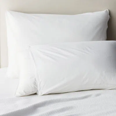 The Company Store Cotton Pillow Protector In White