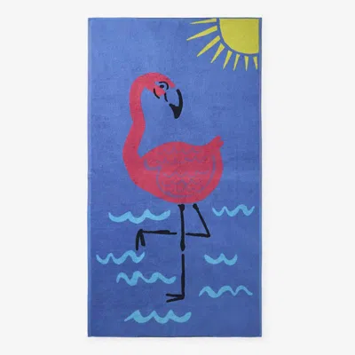 The Company Store Cotton Terry Beach Towel In Multi