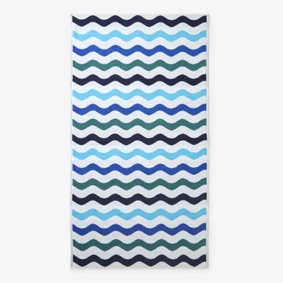 The Company Store Cotton Terry Beach Towel In Multi
