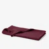 The Company Store Cotton Weave Blanket Throw In Purple/red