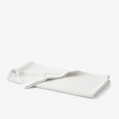 The Company Store Cotton Weave Throw Blanket In White