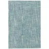 The Company Store Crosshatch Hand Hooked Wool Rug In Aegean Blue