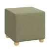 The Company Store Cube Ottoman In Green