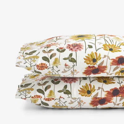 The Company Store Daisies Classic Smooth Sateen Pillowcase Set