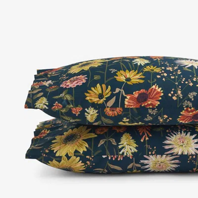 The Company Store Daisies Classic Smooth Sateen Pillowcase Set