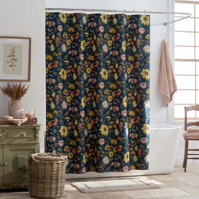 The Company Store Daisies Classic Smooth Sateen Shower Curtain