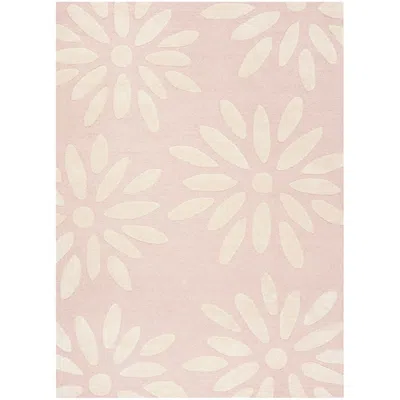The Company Store Daisy Hand Tufted Wool Rug In Pink