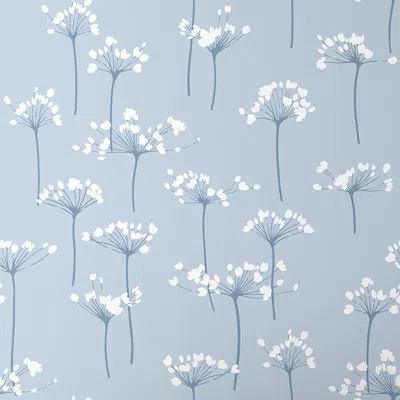 The Company Store Dandelion Wallpaper In Light Blue