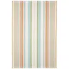 The Company Store Daphne Stripe Handwoven Cotton Rug In Sky