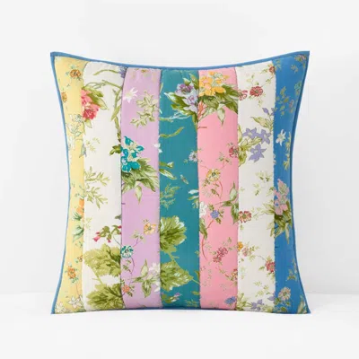 The Company Store Darla Patchwork Quilted Sham, Size 26 In. X 26 In., Cotton |  In Multi