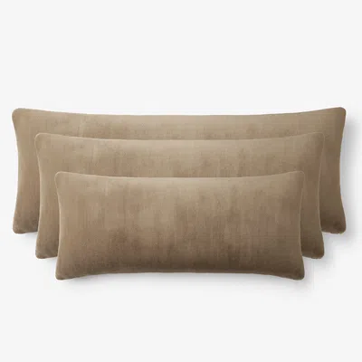 The Company Store Decorative Pillow Cover In Brown
