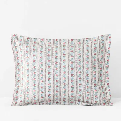 The Company Store Delphine Classic Cool Cotton Percale Sham In Multi