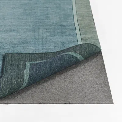 The Company Store Deluxe Rug Pad 1/4" In Blue