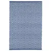 The Company Store Diamond Handwoven Indoor/outdoor Rug In Blue