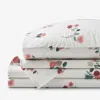 The Company Store Ditsy Dahlia Classic Cool Cotton Percale Bed Sheet Set