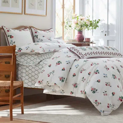 The Company Store Ditsy Dahlia Classic Cool Cotton Percale Duvet Cover