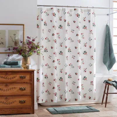 The Company Store Ditsy Dahlia Classic Cool Cotton Percale Shower Curtain