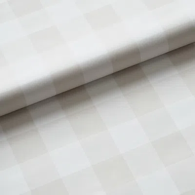 The Company Store Ditsy Gingham Wallpaper In Beige