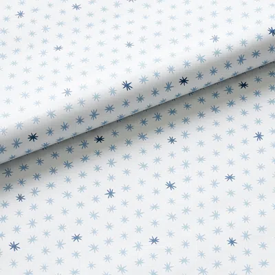 The Company Store Ditsy Stars Wallpaper In Blue