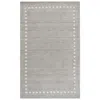 The Company Store Dot Border Hand Loomed Wool Rug