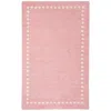 The Company Store Dot Border Hand Loomed Wool Rug