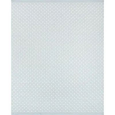 The Company Store Dot Handwoven Wool Rug In Blue