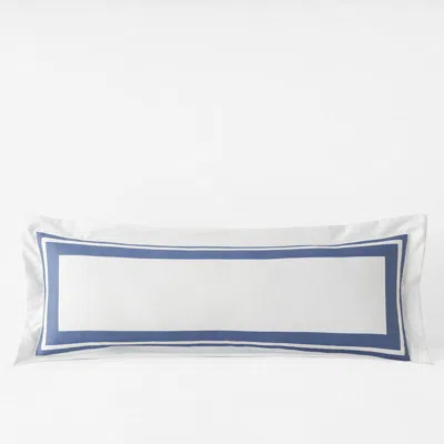The Company Store Double Border Premium Smooth Supima® Cotton Wrinkle-free Sateen Sham In Multi