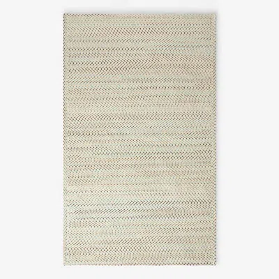 The Company Store Dramatic Static Reversible Braided Rug In Blue